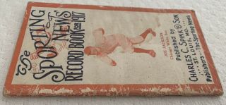 1917 Sporting News Record Book Shoeless Joe Jackson Black Sox Rare 4