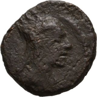 Rare Ancient Artaxiad Armenia 123 - 96 Bc Tigranes I Lion Head