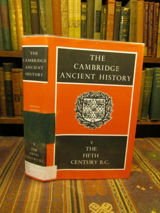 1997 Lewis Cambridge Ancient History Vol.  5 The Fifth Century B.  C.  Hb/dj Book