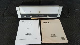 Silverface Vintage Crown D150a Stereo Amplifier - Owner
