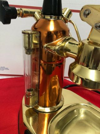 Vintage La Pavoni Europiccola Espresso Coffee Lever Machine 10