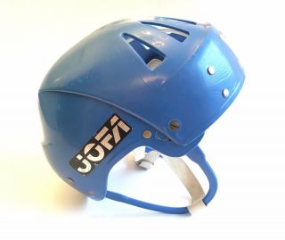 Vintage Jofa Vm Hockey Helmet Gretzky Style Classic Blue Rare