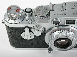 RARE Absolutely Leica IIIf RD ST (Red Dial / Self Timer) & Elmar 5cm f/3.  5 2