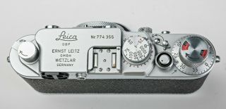 RARE Absolutely Leica IIIf RD ST (Red Dial / Self Timer) & Elmar 5cm f/3.  5 7