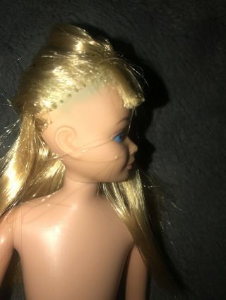 Vintage Blonde Skipper Doll (1960’s) - Near HTF.  Silky hair.  Wow 3