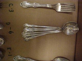 International Sterling Silver scrap or ? Wild Rose 48 oz with out knives 43pc. 5