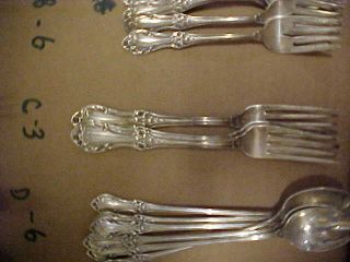 International Sterling Silver scrap or ? Wild Rose 48 oz with out knives 43pc. 6