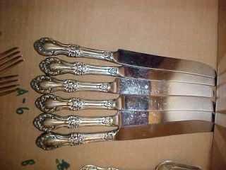 International Sterling Silver scrap or ? Wild Rose 48 oz with out knives 43pc. 8