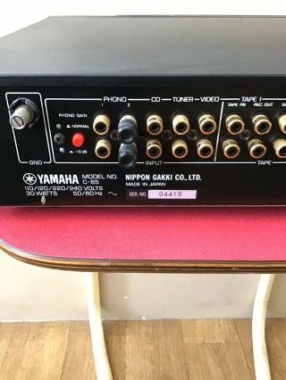 Vintage Yamaha Pre Amplifier C - 65 High End 3
