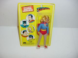 Vintage Supergirl (wgsh 1976) Action Figure By Mego Corp Nip Card
