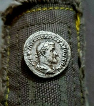 Roman Ancient Silver Denarius Maximinus I Thrax 236 Ad