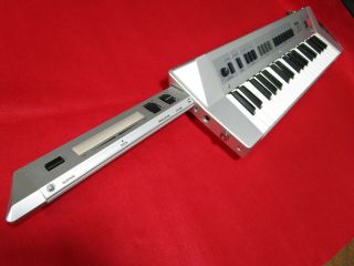 Yamaha Kx5 Keytar Vintage Midi Remote Controller Silver W/ Hard Case