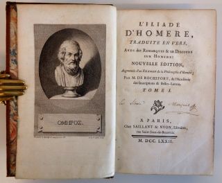 1772 Iliad Of Homer Vol.  1 - 2 Ancient Greek Epic Poem Poetry L 
