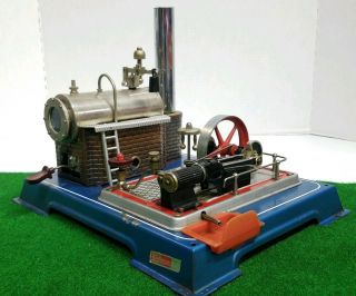 Vintage Wilesco Dampfmaschine D16 Steam Engine Made In Germany - Looking Rare
