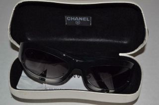 Chanel Women Sunglasses 5069 C.  807 Cc Vintage Black Glasses Mother Of Pearl