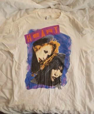 Vintage Heart Concert Tour T - Shirt Bad Animals 1988 Ann Nancy Wilson