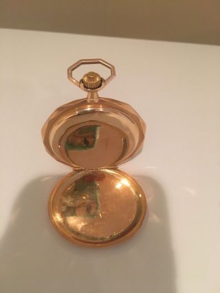 Antique 14k Gold Pocket Watch by Tavannes WATCH 6