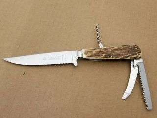 Vintage Puma Werk Waidmesser Stag Hunting Knife 3591 Pre - 1964 7