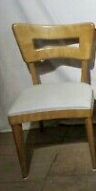 Vintage Heywood Wakefield Dog - bone Chair Set 2