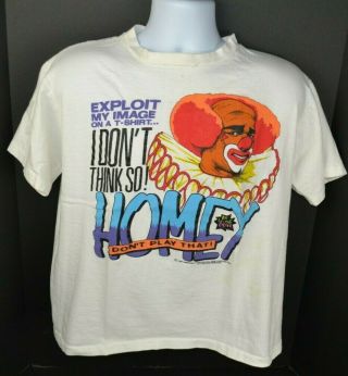Vtg 1990 In Living Color Homey D.  Clown T - Shirt Homey Don 