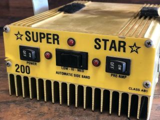 Vintage 200 Amp Radio Amplifier Side Band - Class Ab1 Pre - Amp Ham Cb Star