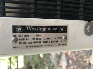 Vintage westinghouse r - 1 coolerette fridge - 6