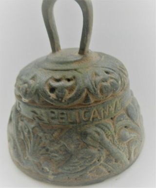 Unresearched Ancient Roman Bronze Object With Inscriptions