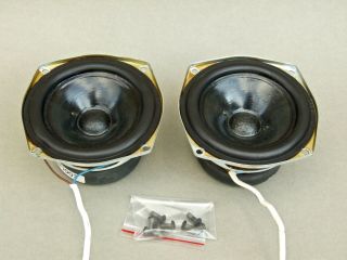 Pair Vintage Kef Sp1003 B110 Mid Range Speakers Drivers Ls3/5a Int Audiophile