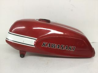 1969 1970 Early Kawasaki H1 Clam Shell Petrol Gas Tank Paint Wow Rare