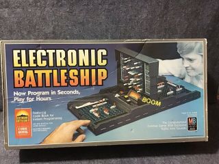 Vintage 1982 Electronic Battleship Milton Bradley Rare/htf Unpunched