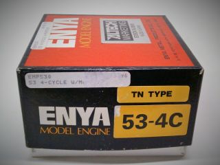 Vintage Enya 53 4 Stroke With Accs Model Airplane Engine Pre - Owned Nib