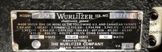 Vintage Wurlitzer Electric Piano model 200A - - 2