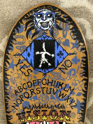 1989 Vision Ouija Skateboard Deck Vintage Rare NOS 3