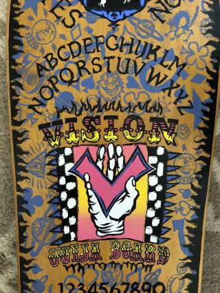 1989 Vision Ouija Skateboard Deck Vintage Rare NOS 4