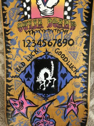 1989 Vision Ouija Skateboard Deck Vintage Rare NOS 5