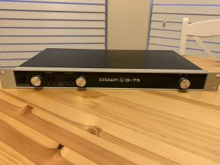 Vintage Crown D - 75 Amplifier