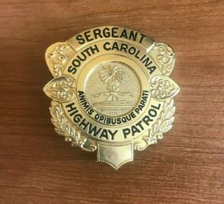Rare Vintage Badge Army Officer Uniform Police Obsolete Sergeant