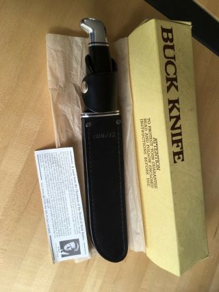 Vintage Buck Knife 120 General Sheath Box Usa Cat 177 1989
