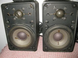 Vintage BRAUN output c/ loudspeakers (Design: Dieter Rams 1975) compact output 6