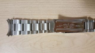 100 Authentic Vintage 1970 ' s Rolex 20mm 1016 GMT Oyster Bracelet 78360/558 Ends 11