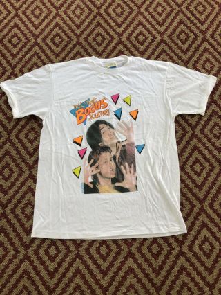 Vintage 1991 Bill And Ted Bogus Adventure Movie Tee Butterfinger