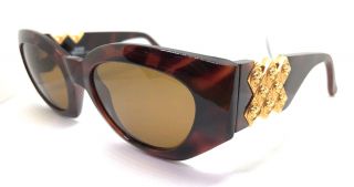 Gianni Versace Mod.  420/d Col.  900 Vintage Sonnennrille / Sunglasses Migos Asap