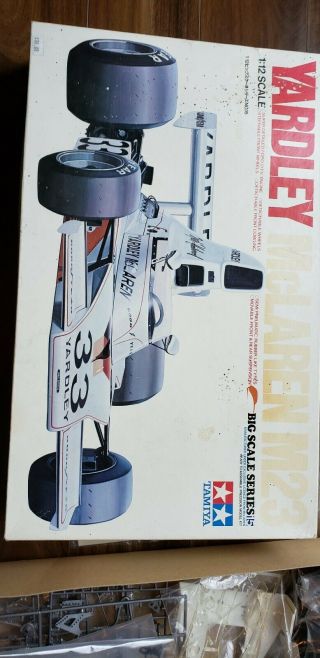 Rare Vintage Tamiya Yardley Mclaren M23 1/12 Big Scale Series F1 Car Japan