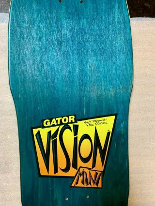 1988 Vintage Vision Gator Skateboard 4