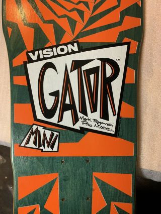1988 Vintage Vision Gator Skateboard 7
