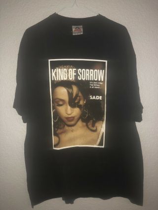 Vintage 2001 Sade King Of Sorrow Shirt Xl Giant