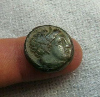 Kings Of Macedon Philip Ii 359 - 336 Bc Ancient Bronze Coin