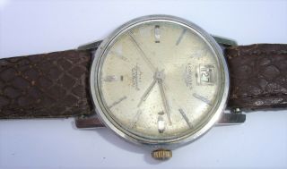 spares/repair vintage Longines conquest automatic watch 35mm gents - 99p start 2