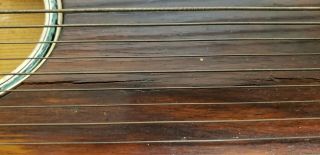Vintage No Name Zither Guitar Harp Early 1900 ' s 6