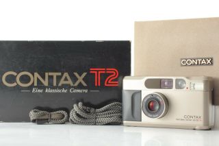 【rare Unused】contax T2 D 35mm Point & Shoot Film Camera 38mm F2.  8 T From Japan